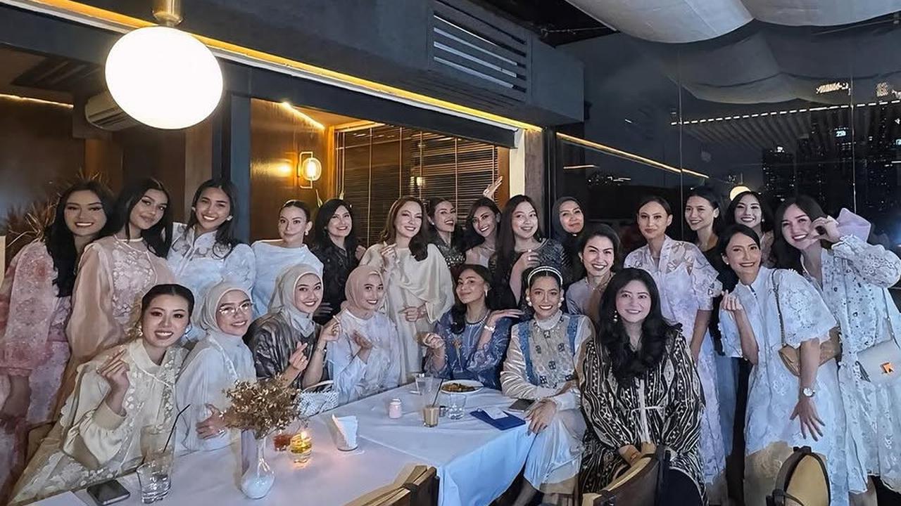 Jalin Persahabatan Erat, 4 Potret Bunga Jelitha Buka Puasa Bareng Alumni Puteri Indonesia