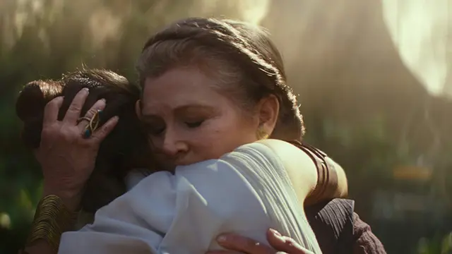 Mendiang Carrie Fisher sebagai Leia. (Foto: Dok. IMDb/ Walt Disney)