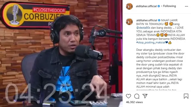 Aldi Taher - Desta (Foto: Instagram/@alditaher.official)