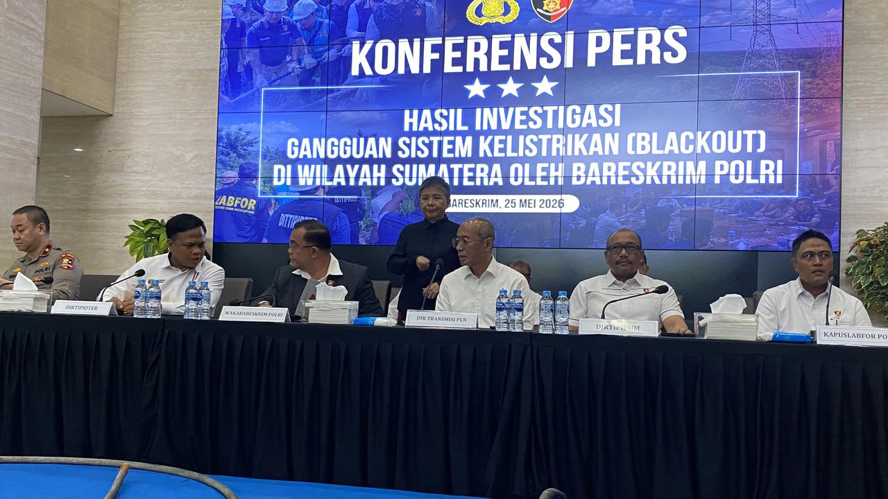 Wakabareskrim Polri Irjen Nunung Syaifudin bantah sabotase penyebab blackout sumatra