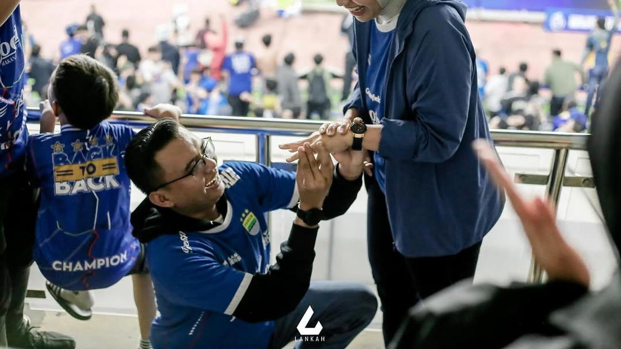Anak Kang Demul Bikin Kejutan Lamar Wabup Cantik Anak Jenderal Polisi saat Persib Juara