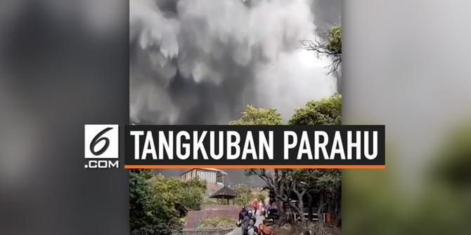 VIDEO: Detik-Detik Gunung Tangkuban Parahu Meletus