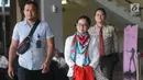 Terpidana kasus korupsi e-KTP mantan anggota Komisi II DPR dari Fraksi Hanura, Miryam S Haryani usai menjalani pemeriksaan di Gedung KPK, Jakarta, Senin (2/9/2019). Miryam diperiksa sebagai saksi untuk tersangka Dirut PT Sandipala Arthapura, Paulus Tannos. (merdeka.com/Dwi Narwoko)