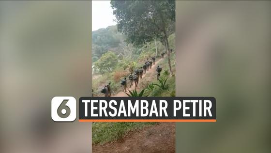 VIDEO: Begini Kronologi 3 Brimob Tewas Tersambar Petir