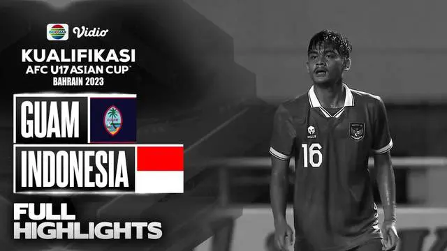 Berita video highlights laga Grup B Kualifikasi Piala Asia U-17 2023 antara Timnas Indonesia U-17 melawan Timnas Guam U-17 yang berakhir dengan skor 14-0, Senin (3/10/2022) malam hari WIB.
