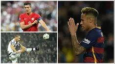 Kabar transfer terkini, Senin (20/6/2016), diwarnai berita keinginan tiga klub raksasa mendapatkan Neymar dan niat Arsenal mendatangkan Robert Lewandowski. (AFP)