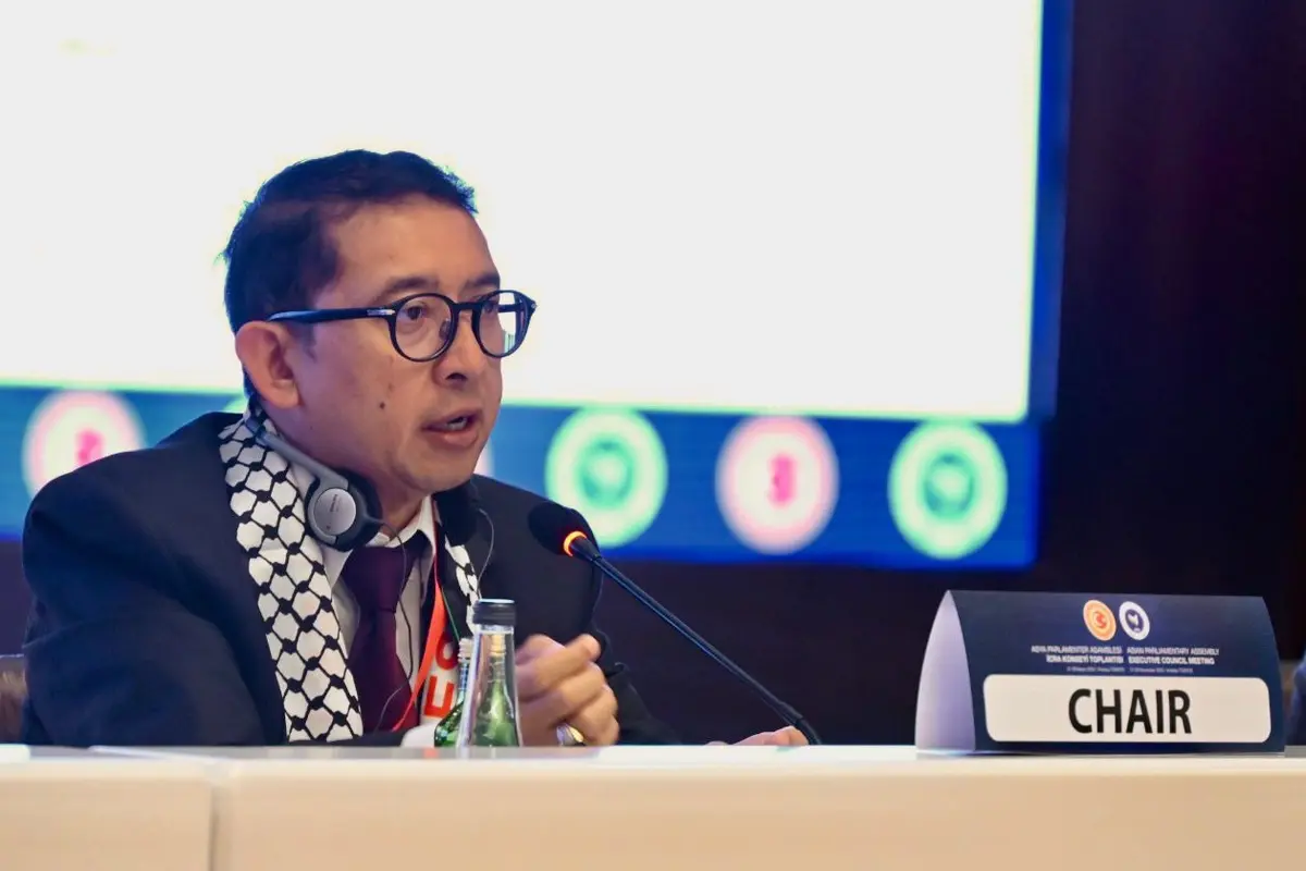 Ketua Badan Kerja Sama Antar Parlemen (BKSAP) DPR RI Fadli Zon terpilih menjadi Pimpinan Sidang oleh Dewan Eksekutif Organisasi Parlemen Asia, Asian Parliamentary Assembly (APA) di Antalya, Turki, pada 26-29 November 2023.