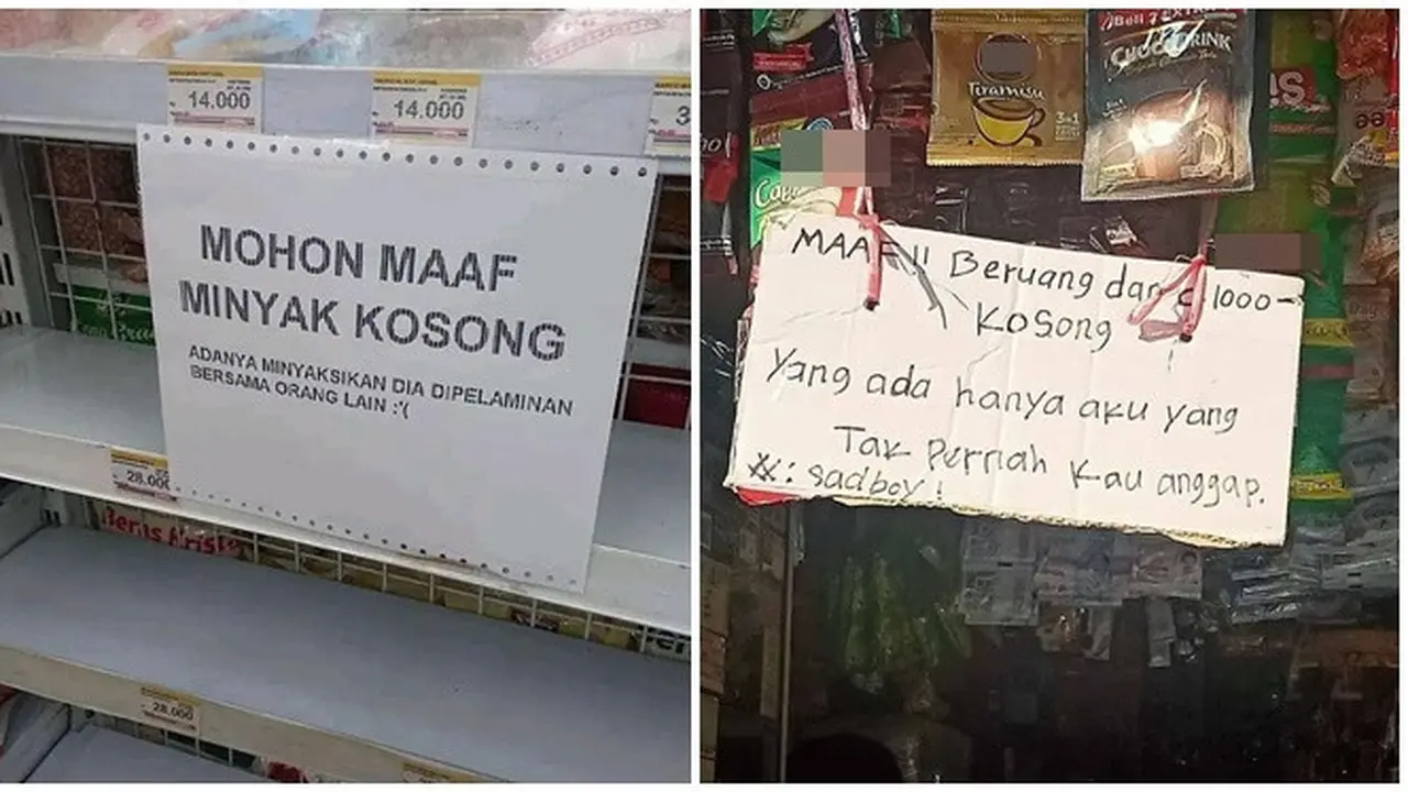 6 Tulisan Stok Barang Habis Sekaligus Gombal Ini Bikin Senyum Malu