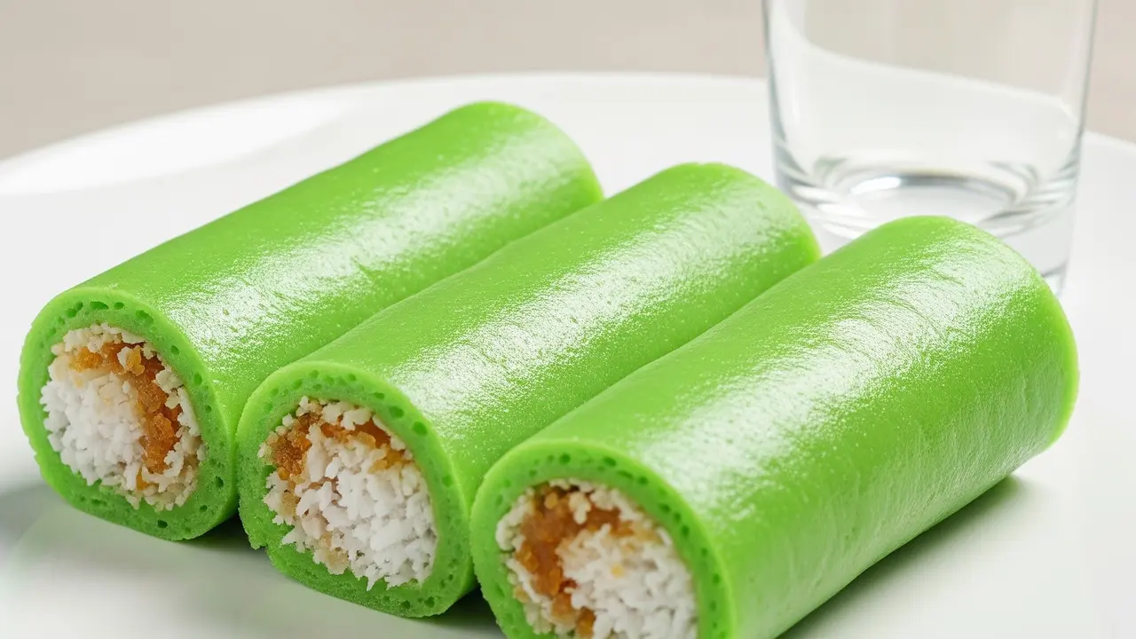 Cara Buat Dadar Gulung Kukus Takaran Gelas