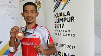 Muhammad Fadli Immamdin bertekad untuk memberikan medali emas untuk Indonesia pada ajang ASEAN Para Games 2017.(APG)
