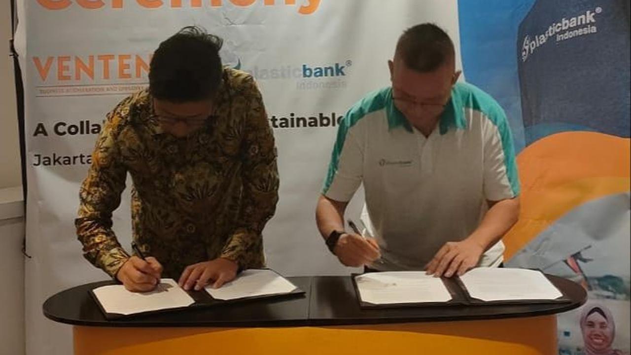 Dukung ESG, Venteny Gandeng PlasticBank Literasi Keuangan Pengumpul Sampah Plastik