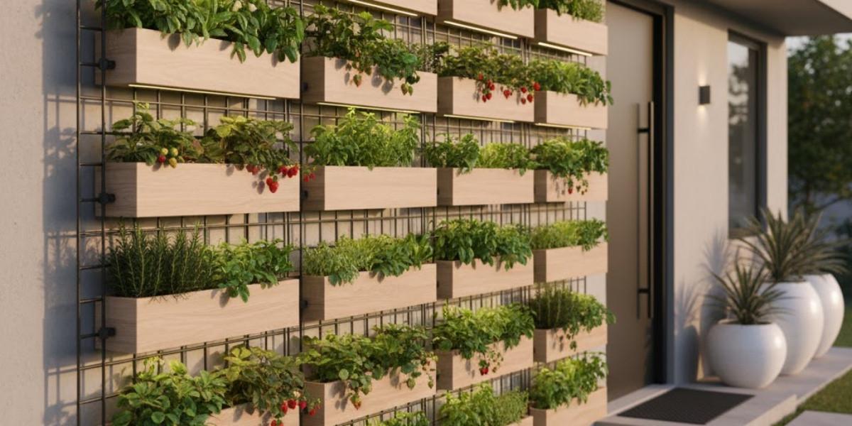 Ilustrasi Desain Kebun Sayur Belakang Rumah