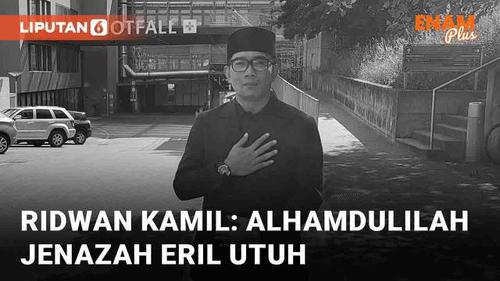VIDEO: Mandikan Jenazah Eril, Ridwan Kamil: Alhamdulilah Jenazah Utuh