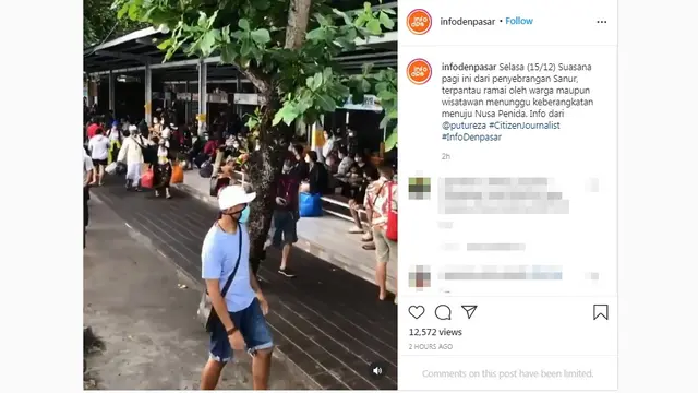 Penyeberangan Sanur Menuju Nusa Penida Dipadati Para Pelancong