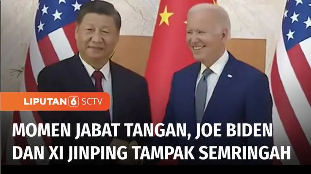 VIDEO: Momen Joe Biden dan Xi Jinping, “Akrab” Keduanya Sepakat Cegah Persaingan Jadi Konflik