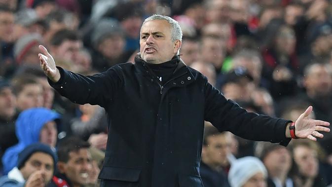 Jose Mourinho masih menganggur setelah dipecat Manchester United Desember lalu. (AFP/Paul Ellis)