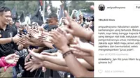 Postingan Ani Yudhoyono soal kekalahan Agus di Pilkada DKI (Yusron Fahmi/Liputan6.com)
