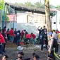 Suasana penggalian makam Brigadir Yoshua di Tempat Pemakaman Umum (TPU) Sungai Bahar Unit 1 Kabupaten Muaro Jambi