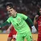 Kiper Timnas Indonesia, Emil Audero, tampil impresif saat timnya meraih kemenangan 3-0 atas Oman pada FIFA Matchday periode Juni 2026 di Stadion Utama Gelora Bung Karno, Jakarta, Jumat (05/06/2026) malam WIB. (Bola.com/Abdul Aziz)