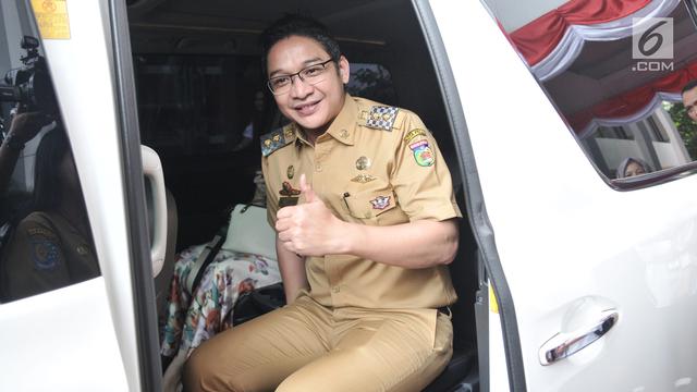 Didampingi Sang Istri, Pasha Ungu Bertemu Mendagri