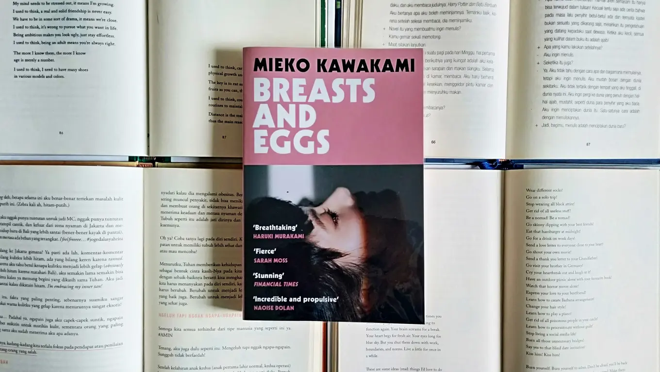 Review Buku Novel Breasts and Eggs, Mieko Kawakami Lifestyle