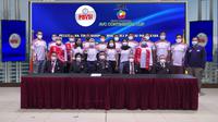 Tim nasional voli pantai yang akan berlaga di Voli Pantai Asia/AVC Continental, 25-27 Juni 2021 mendatang di Nakhom Phatom, Thailand