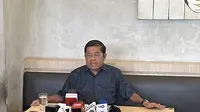 Wakil Ketua Umum DPP Partai Golkar, Idrus Marham memberikan keterangan pers. (Liputan6.com/Muhammad Radityo Priyasmoro)