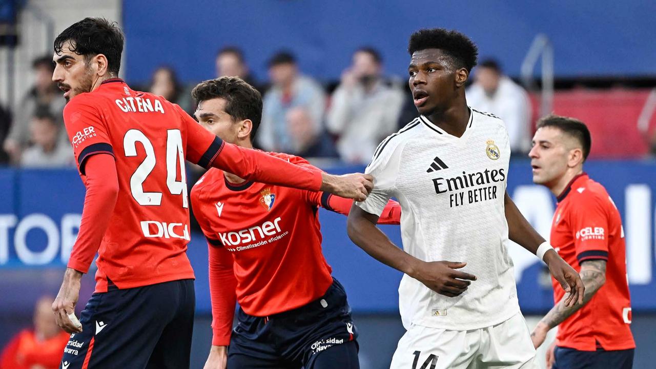 FOTO: Ditahan Imbang 1 -1 dengan Osasua, Posisi Real Madrid  di Puncak Liga Spanyol Terancam
