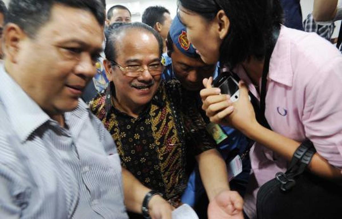 Tersangka korupsi Alquran Zulkarnaen Djabar berbicara