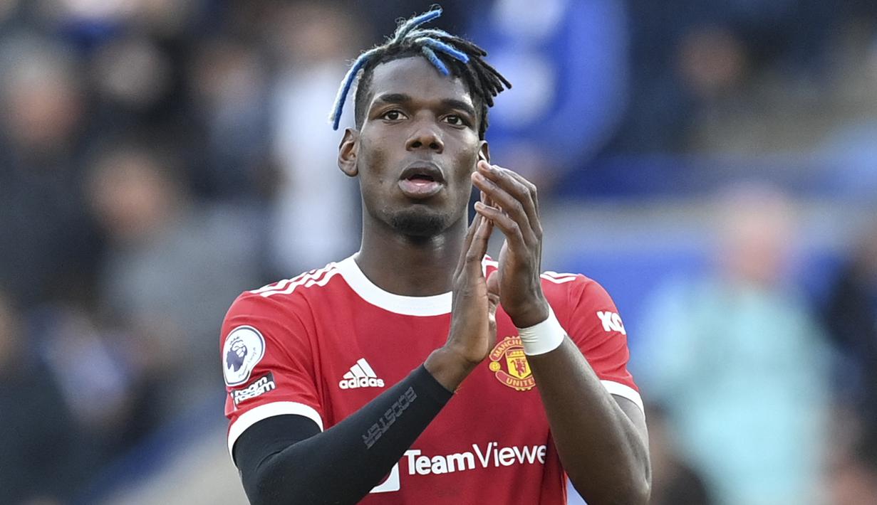 Paul Pogba. Pemain asal Prancis yang kini memasuki musim ke-6 bersama Manchester United ini baru tampil 13 kali di semua ajang musim ini dengan torehan 7 assist. Ia rentan cedera di daerah hamstring, meskipun dalam beberapa pekan ke depan telah mengalami kemajuan dan segera pulih. (AFP/Paul Ellis)