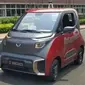 Mobil otonom Wuling E200 'berkeliaran' di pabrik SGMW di   Cikarang, Jawa Barat. (Oto.com)