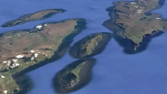 Kepulauan Faroe. (Sumber Google Earth)