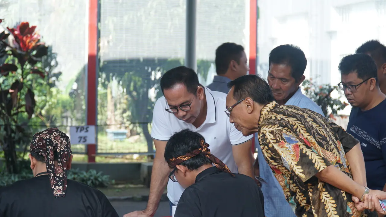 Suasan pemungutan suara di Lapas Sukamiskin (Huyogo Simbolon/Liputan6.com)
