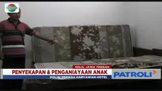 Dua pelaku tindak kekerasan dan penyekapan anak di bawah  umur jalani olah tempat kejadian perkara di salah satu hotel di Solo.