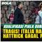Italia gagal ke Piala Dunia 2026 usai kalah penalti 1-4 dari Bosnia pada playoff 31 Maret. Unggul lebih dulu lewat Moise Kean, Italia kehilangan Alessandro Bastoni karena kartu merah sebelum disamakan dan kalah di adu penalti.
