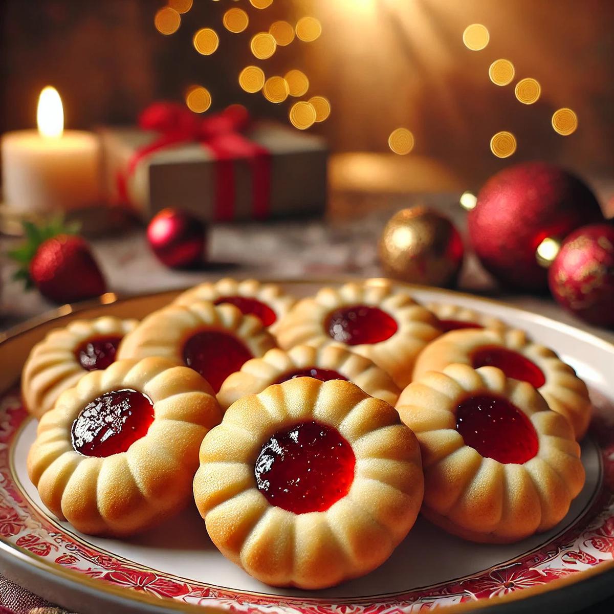 Kue Thumbprint Stroberi