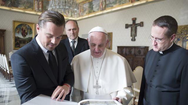 [Bintang] Leonardo DiCaprio dan Pope Francis