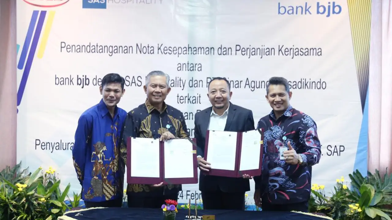 bank bjb Sepakati Kerja Sama dengan SAS Hospitality dan PT SAP