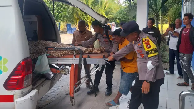Polisi olah TKP peristiwa pria di Mesuji, Lampung tembak mantan istrinya hingga tewas akibat ajakan rujuk ditolak