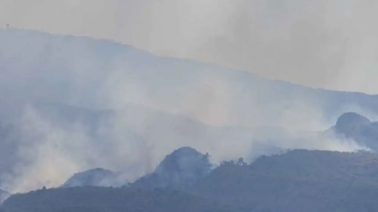 Kebakaran di Gunung Ciremai