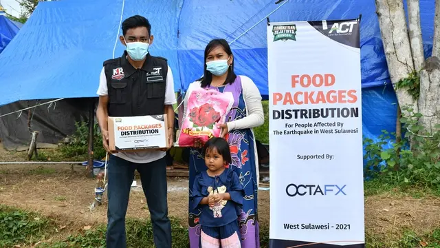 OctaFX Beri Bantuan pada Masyarakat yang Terdampak Pandemi Covid-19 dan Bencana Alam.