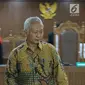 Terdakwa suap perizinan dan pengadaan proyek di lingkungan Ditjen Hubla TA 2016-2017Antonius Tonny Budionousai sidang pledoi di Pengadilan Tipikor, Jakarta, Kamis (3/5). Sebelumnya, terdakwa dituntut tujuh tahun penjara. (Liputan6.com/Helmi Fithriansyah)