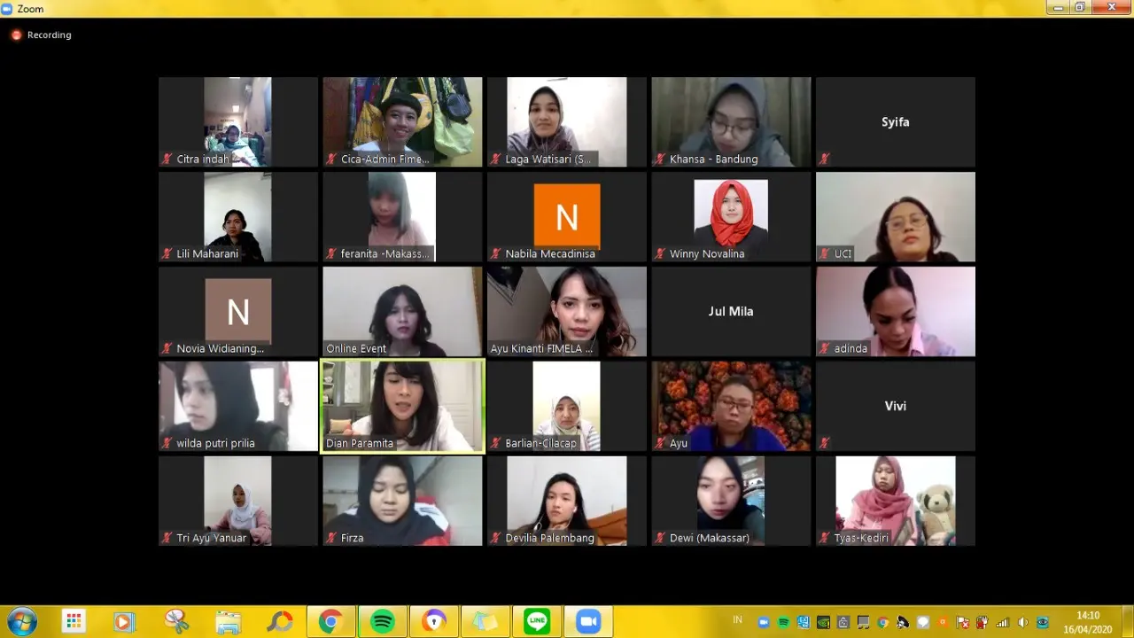[FIMELA] Fimelahood From Home: Self Love versi Dian Sastrowardoyo