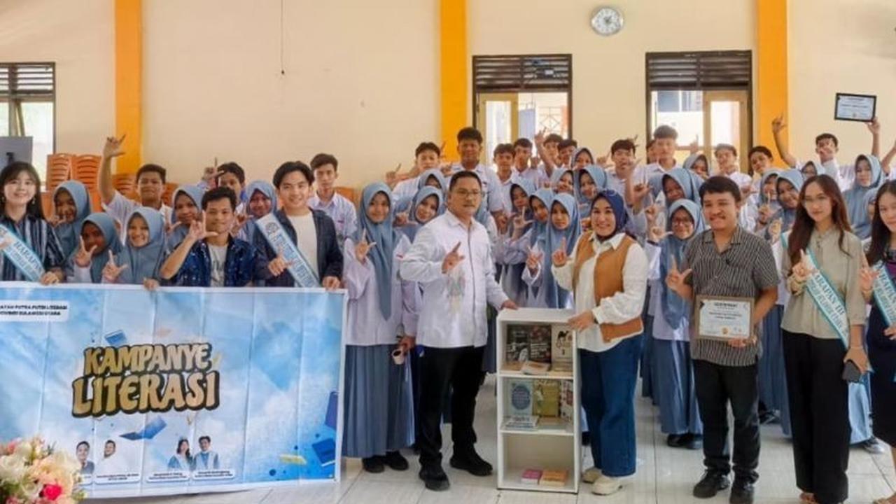 Tahukah Anda? Lewat Kampanye Literasi Sulut, Siswa Madrasah MAN Model 1 Manado Diajak Jadi Generasi Emas 2045