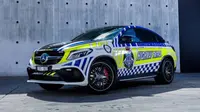 Kepolisian mendatangkan GLE Class dengan cara meminjam ke main dealer Mercedes Benz.