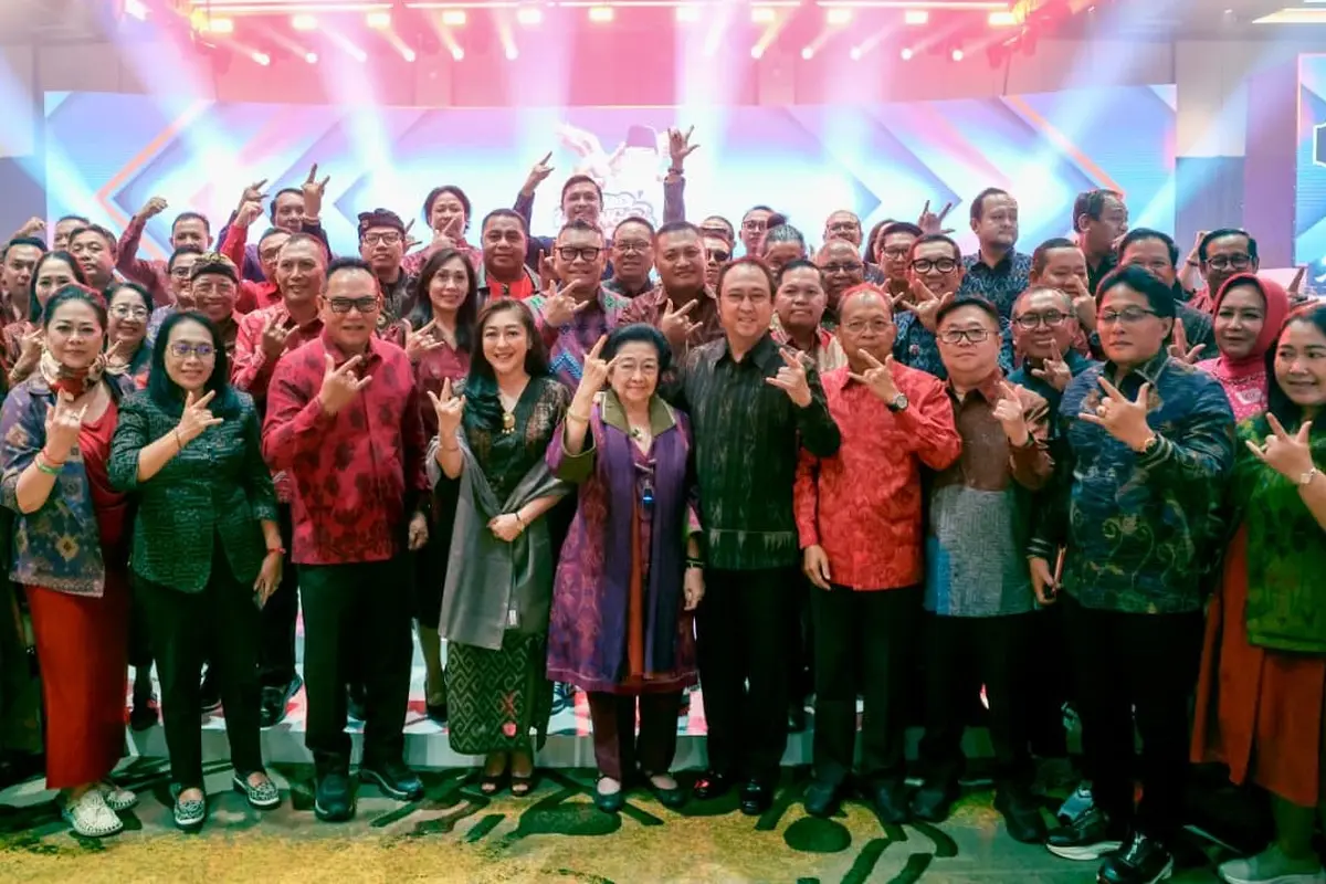 Ketua Umum DPP PDIP, Megawati Soekarnoputri, hadir memimpin jalannya acara Penutupan Bulan Bung Karno 2026 yang digelar di Bali Beach Convention Center, The Meru, Sanur.