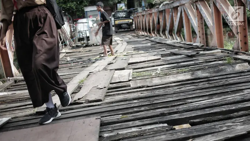 Ilustrasi Jembatan Gantung