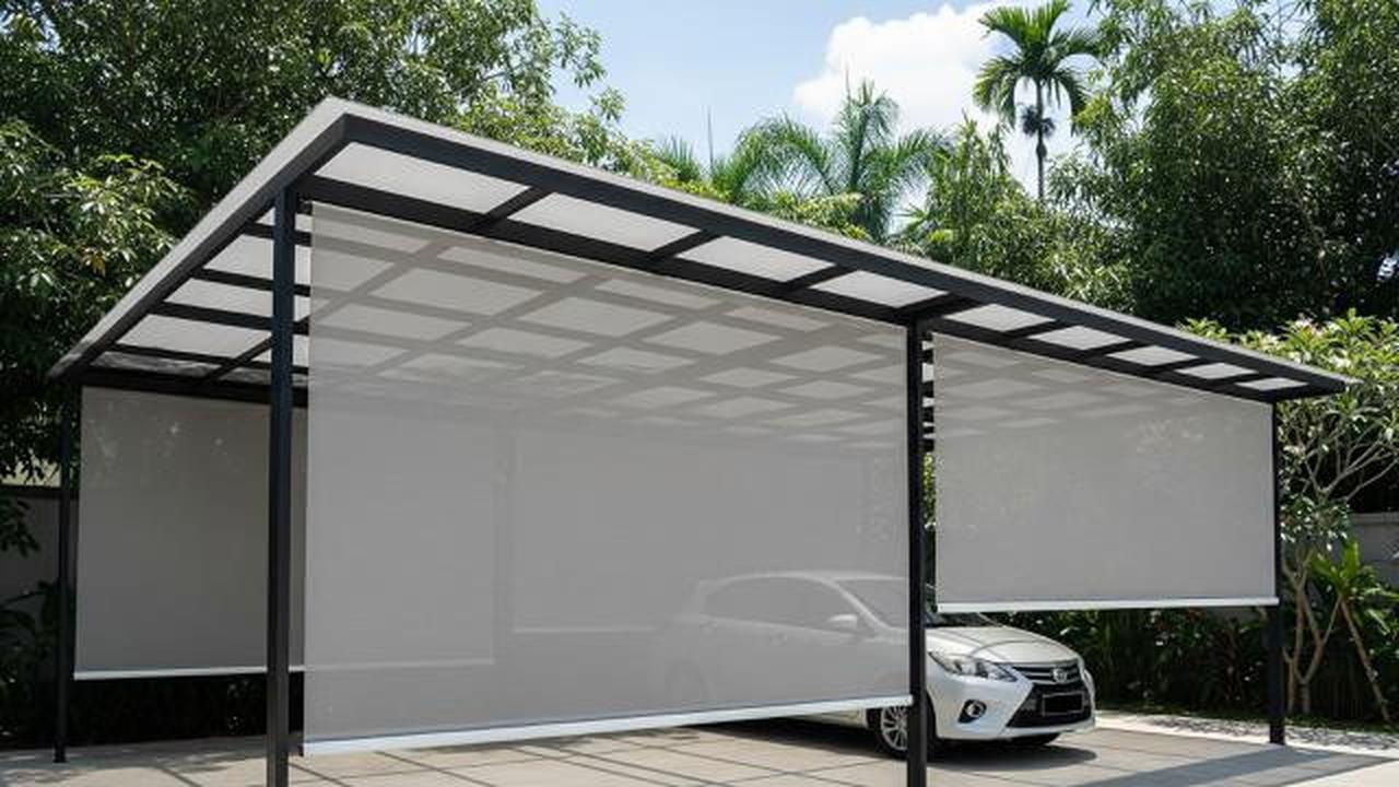7 Desain Paranet untuk Carport agar Kendaraan Terlindungi dari Terik Matahari
