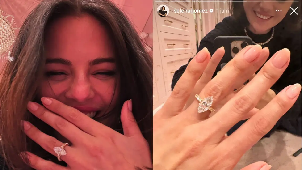 Detail Cincin Lamaran Selena Gomez dari Benny Blanco dengan Berlian Marquise yang Melegenda