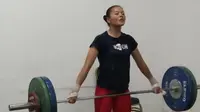 Atlet angkat besi putri Indonesia, Windy Cantika Aisah. (Ist)